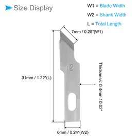 CoCud Craft Hobby Blades, #12 Manganese Steel Replacement Cutting Carving Blade Refill Hobby Knife Blades Set with Storage Case - (Applications: for Art Scrapbooking DIY), 100-Pieces
