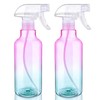 Plastic Spray Bottle 16.9oz Empty Spray Bottles Refillable Container Trigger