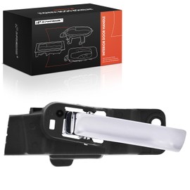 A-Premium Front or Rear Left Driver Side Interior Door Handle Compatible with Chrysler 200 2011 2012 2013 2014, Chrome, Replace# 1TR15SZ0AA