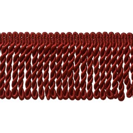 DÉCOPRO Cherry Red 3" Bullion Fringe Trim [By The Yard]