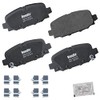 Bendix Priority1 CFC2081 Ceramic Rear Brake Pads for Jeep Compass