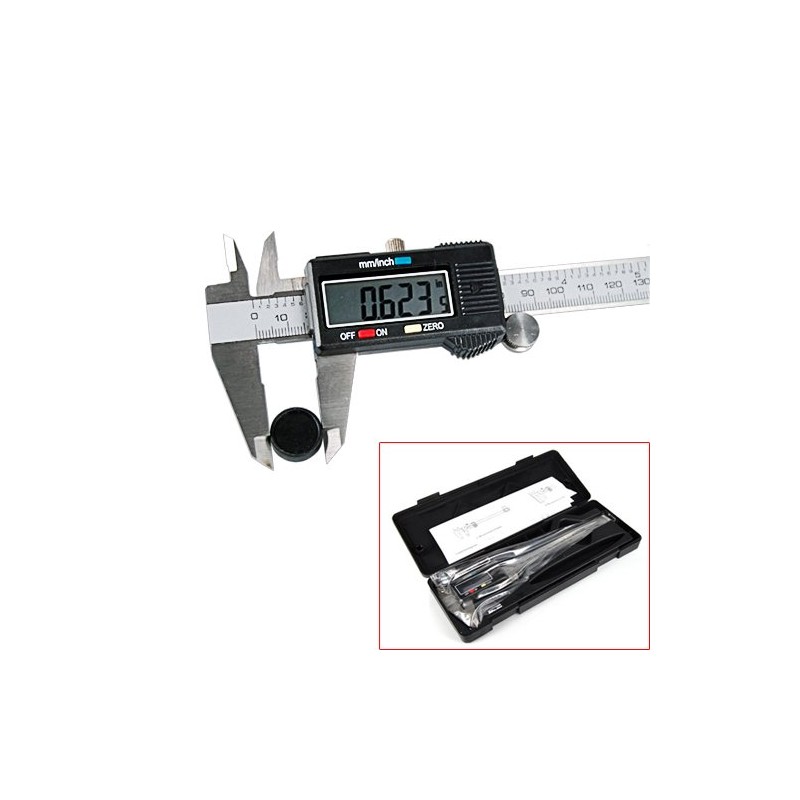 Accessotech 6" Digital Vernier Caliper Gauge Electronic Micrometer Measurement 150mm