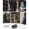FAIRWIN Tactical Belt, 1.5" Nylon Web Military Hiking Rigger Work