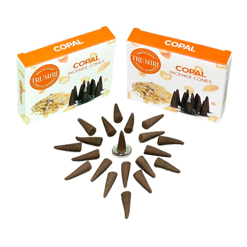 Copal Incense Cones - Total 20 Cone Incense - Dual