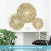VATIMA Boho Wall Décor – Simple Oversized Wall Basket Décor