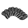 9pcs/set Golf Iron Head Covers Set Waterproof Golf Club Head