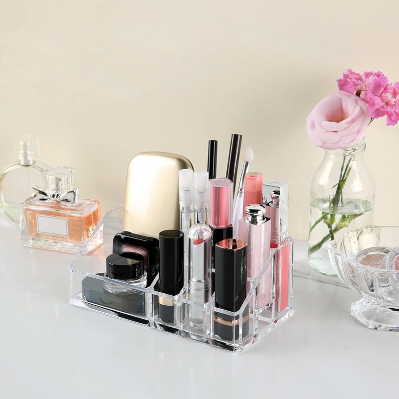 Cosmetics Storage Box Makeup Case Acrylic Case kosumebokkusu Cosmetics Small
