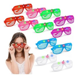 Gafas De Fiesta Gafas Luminosas Retro Fiesta Color Ferwatg