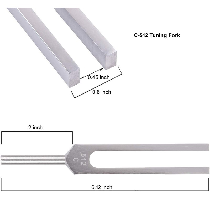Cross Canada® Tuning Fork Set (C-128, C-256 & C-512), (128