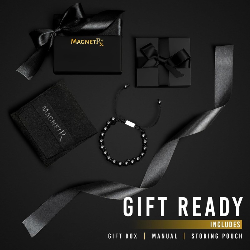 MagnetRX® Hematite Magnetic Bracelet – Magnetic Hematite Bracelets with Beads