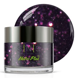 SNS Nail Dip Powder, Gelous Color Dipping Powder - Wizard Fantasy (Purple/Violet, Glitter) - Long-Lasting Dip Nail Color Lasts 14 Days - Low-Odor & No UV Lamp Required - 1.5oz