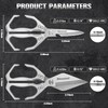 Wenshall Kitchen Shears Set Heavy Duty Poultry Shears（Silver）