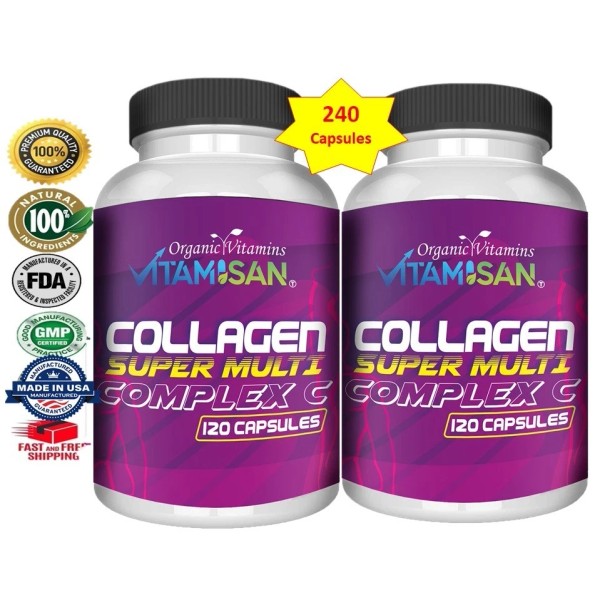 vitamisan 240 Multi Collagen Peptides I, II, III, V, X