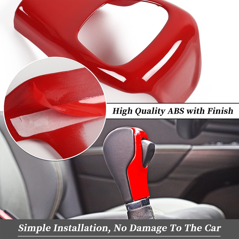 JeCar Car Gear Shift Knob Handle Trim Cover Interior Accessories