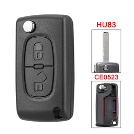 2 Buttons For Citroen C3 Picasso C1 C2 Dispatch Car Key Case Peugeot 207 307 308 3008 5008 Peugeot Partner Key Case with Pin Removal Tools Peugeot Partner Key CE0523 HU83 Blade