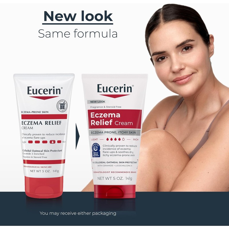 Eucerin Eczema Relief, Body Creme, 5 Ounce