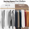 UEAKPIC 30 Pack 16" Non-Slip Rubber Coated Metal Suit Hangers