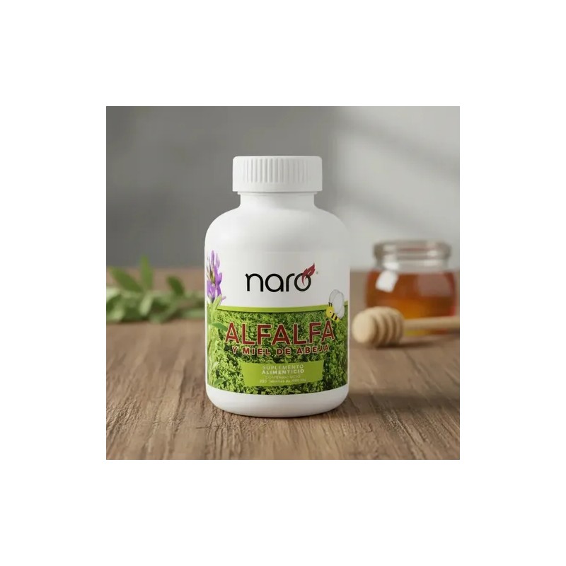 Suplemento de Alfalfa y Miel para Apoyo Nutricional Naro