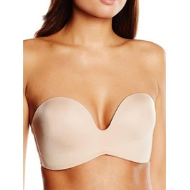 Wonderbra Women Ultimate Strapless Bra , Beige, 38DD