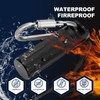 MZONGZI Aluminum Alloy Carrying Case Compatible with Ledger Nano X/S