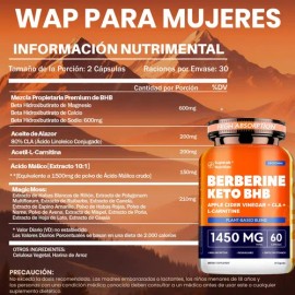Megneta Bhb Cla Acetil L-carnitina Ácido Málico                                                                                                       