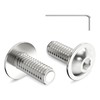 Pack of 20 M5 x 12 mm Rounded Head Screws