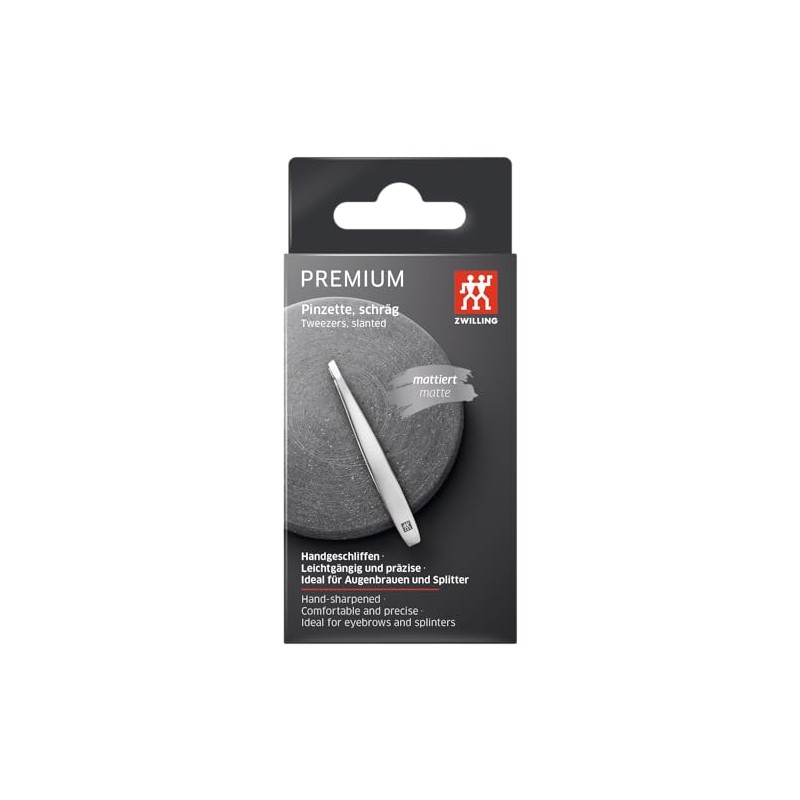 Zwilling Twinox tweezers, matted, 9 cm, 1-pack (1 x 1