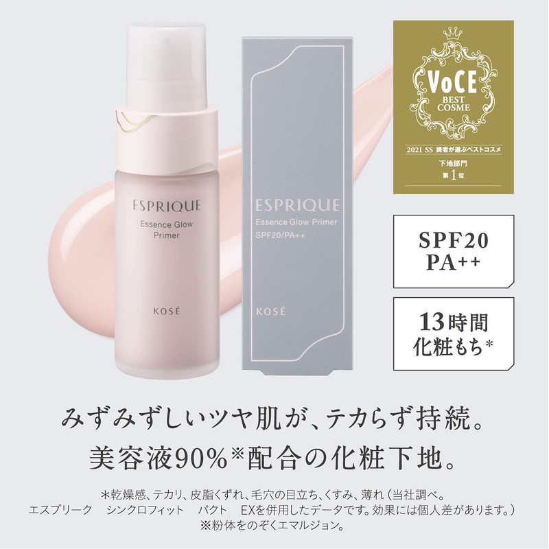 ESPRIQUE Essence Glow Primer Kit Makeup Base Beige Set 1.1