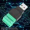 2 PCS Terminal Connector USB Male Plug to 5 Pin