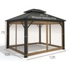 Gazebo Universal Replacement Mosquito Netting – Hugline 10' x 12'