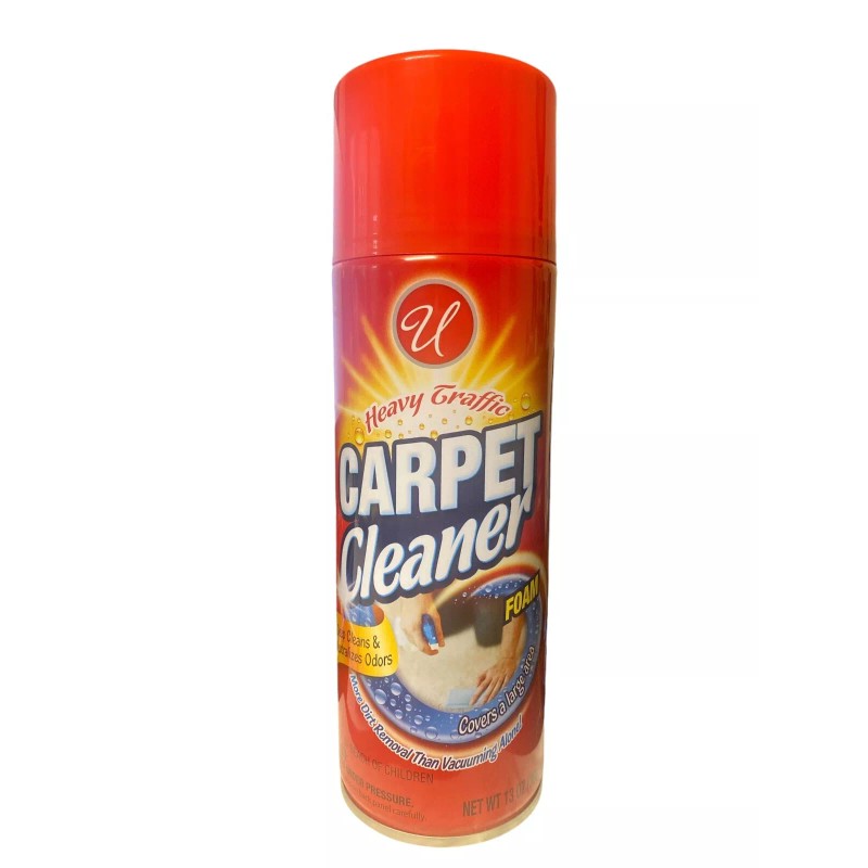 U Heavy Traffic Carpet Cleaner Foam, 13 oz (Pack of