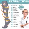 Compression Socks for Women and Men 6 Pack Copper Compression