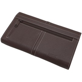 Large buffalo leather women´s purse MJ-Design-Germany in 3 different colors (Brown)