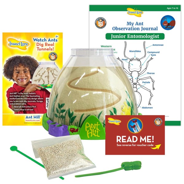 Insect Lore Ant Hill | Ant Habitat with Voucher to