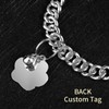 Hillban Cat Collar Diamond Chain Glitter Collar Walking Metal with