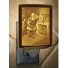 The Porcelain Garden Santa's Surprise - Curved Fine Porcelain Lithophane