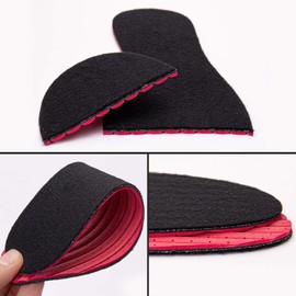 SULPO 2 Pairs Winter Insoles - Soft Comfortable Fleece Insoles - Non-Slip, Perforated, Latex Backing, Activated Carbon - Shoe Insoles for Cold Weather & Winter Sports - Sizes: 3-11, black