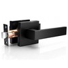 Lockin Entry Door Handle, Universal Door Lever for Front Door
