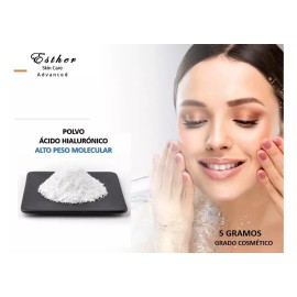Esther Skin Care Advanced Ácido Hialurónico 5g Alto Peso Molecular Grado Cosmético
