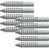 Faber-Castell - Grip 2001 Triangular Eraser (Grey, Pack of 10)