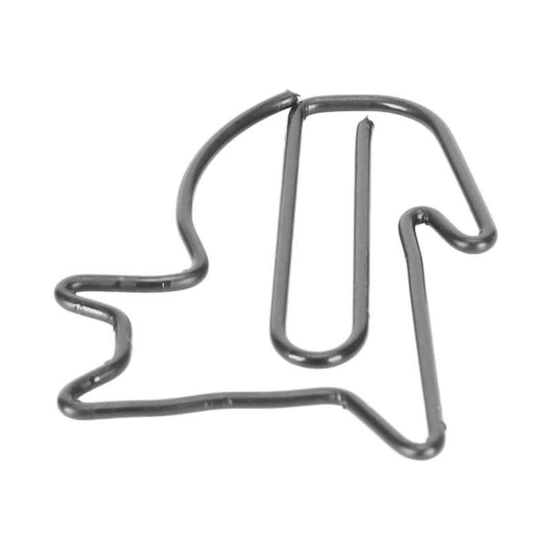 100 Pcs Cute Paper Clips Animal Shaped Fun Bookmark Document