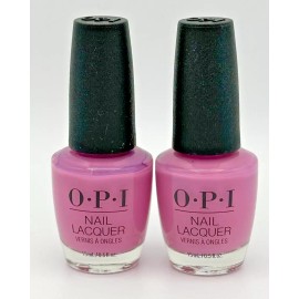 OPI 2 Pack OPI Nail Lacquer Polish Lucky Lucky Lavender NLH48 0.5 oz 15 mL Full Size