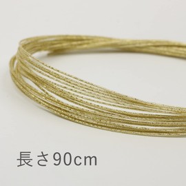 Mizuhiki Hair Ornament, Set of 30, 3 Colors, Mizuhiki, Strings, Crafts, Handknitting, DIY Decorative Items, Gold, Silver, Pink