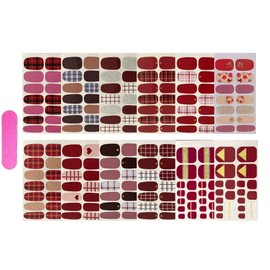 Nail Seals, Set of 12, Just Stick, Nail Wrap, Nail Stickers, Nail Accessories, Women's, Gift, Cute, Popular, Fashionable, Nail Parts (10132)