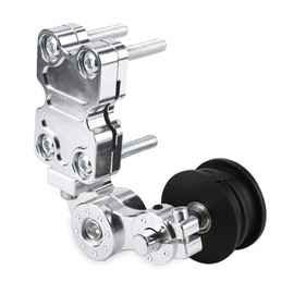 EVGATSAUTO Motorcycle Tensioner Aluminium Chain Tensioner Screw on the Roller Motorcycle Link Length Modified Chain Car Tensioner Adjuster (Silver)