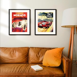 upsimples upsimples 18x22 Picture Frame, Display Pictures 14x18 with Mat or 18 x 22 Without, Wall Hanging Poster Frames, Black, 1 Pack