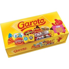 GAROTO Bombons Sortidos 300 gr. 2 PACK (Crocante, Talento Maracuja, Talento Duo Caramelo, Baton, Caribe, Pacoca, Coco)