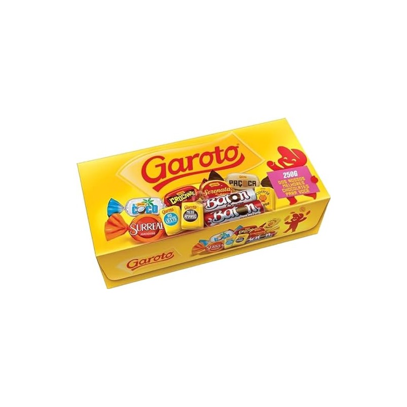 GAROTO Bombons Sortidos 300 gr. 2 PACK (Crocante, Talento Maracuja,