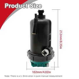 MospdyGear 1346387080 Complete Fuel Filter Housing with Diesel Filter, Replacement for Fia-t Ducato Multijet 2.3 3.0 D JTD, Replaces 1352490080 1362976080 1606450480