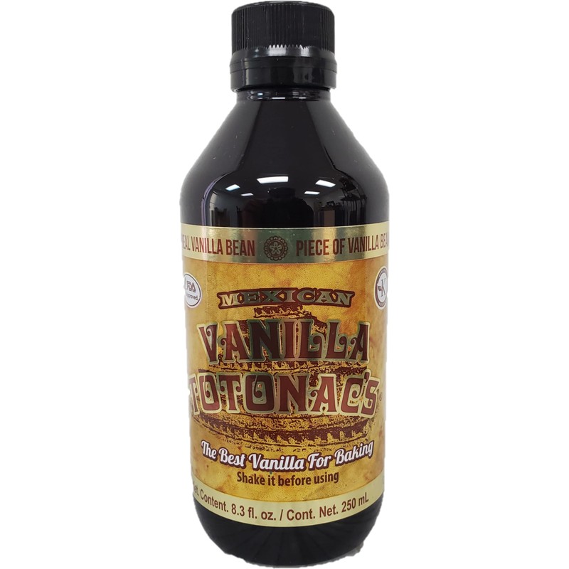 Mexican Vanilla Totonac’s Bottle - Pure Imported Vanilla Extract (Dark: